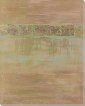 Soft Pond Wrapped Canvas Giclee Art Print Wall Art
