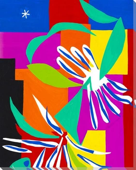 Cutouts Wrapped Canvas Giclee Art Print Wall Art
