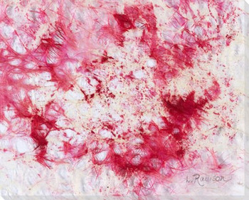 Pink Batik 3 Wrapped Canvas Giclee Art Print Wall Art