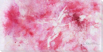 Pink Batik 2 Wrapped Canvas Giclee Art Print Wall Art