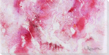 Pink Batik 1 Wrapped Canvas Giclee Art Print Wall Art