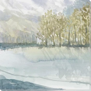Laurel Grove Left Wrapped Canvas Giclee Art Print Wall Art