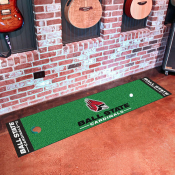 18" x 72" Ball State University Putting Green Runner Mat