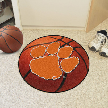 27" Clemson University Basketball Style Round Mat