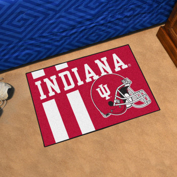 19" x 30" Indiana University Uniform Red Rectangle Starter Mat