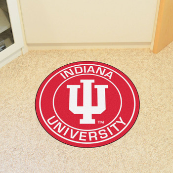 27" Indiana University Roundel Round Mat