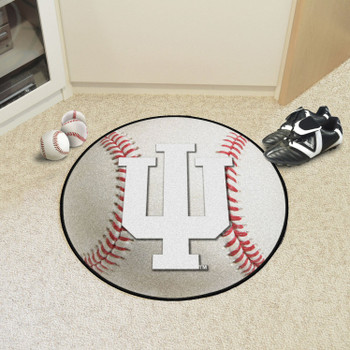 27" Indiana University Baseball Style Round Mat