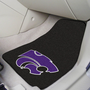 Kansas State University Purple Carpet Car Mat, Set of 2