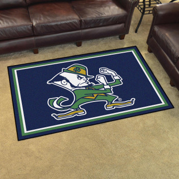 4' x 6' Notre Dame Fighting Irish Logo Rectangle Rug