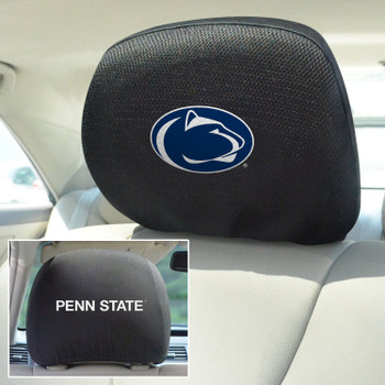 Penn State Car Headrest Cover, Set of 2