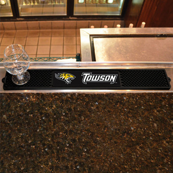 Towson University Vinyl Drink Mat