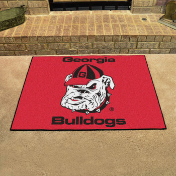 33.75" x 42.5" University of Georgia Bulldogs All Star Red Rectangle Mat