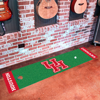 18" x 72" University of Houston Putting Green Runner Mat