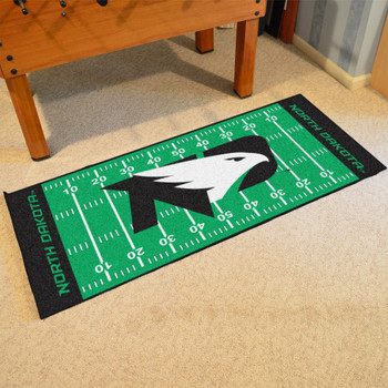 30" x 72" University of North Dakota Football Field Rectangle Runner Mat