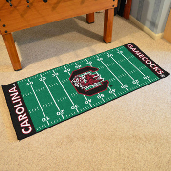 30" x 72" University of South Carolina Football Field Rectangle Runner Mat