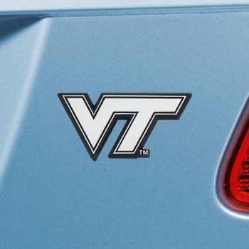 Virginia Tech Chrome Emblem, Set of 2