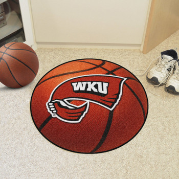 27" Western Kentucky University Basketball Style Round Mat
