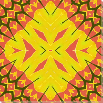 Yellow Wrapped Canvas Giclee Art Print Wall Art