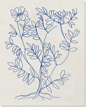 Loose Botanical 1 Wrapped Canvas Giclee Art Print Wall Art