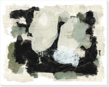 Incognito 2 Black Wrapped Canvas Giclee Art Print Wall Art