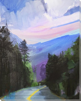 Lookout Mountain Wrapped Canvas Giclee Art Print Wall Art