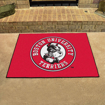 33.75" x 42.5" Boston University All Star Red Rectangle Mat