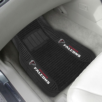 Atlanta Falcons Black Deluxe Vinyl Car Mat, Set of 2