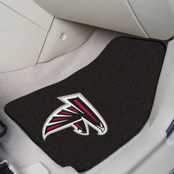 Atlanta Falcons Black Carpet Car Mat, Set of 2