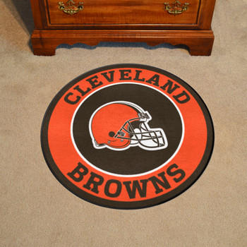 27" Cleveland Browns Roundel Round Mat
