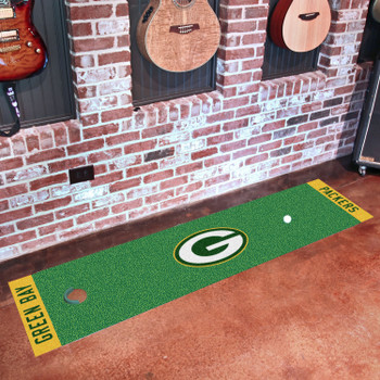 18" x 72" Green Bay Packers Putting Green Runner Mat