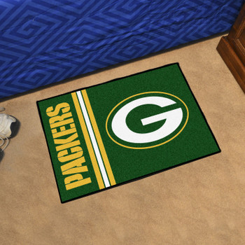 19" x 30" Green Bay Packers Uniform Green Rectangle Starter Mat
