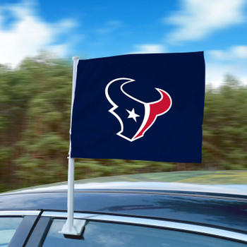 11" x 14" Houston Texans Blue Car Flag