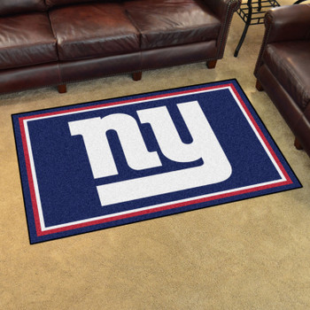 4' x 6' New York Giants Blue Rectangle Rug