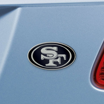 San Francisco 49ers Chrome Emblem, Set of 2