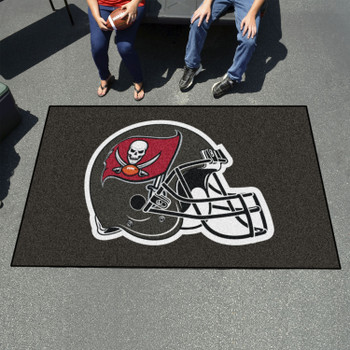 59.5" x 94.5" Tampa Bay Buccaneers Gray Rectangle Ulti Mat