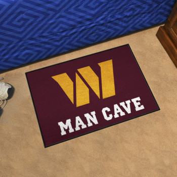 19" x 30" Washington Commanders Man Cave Starter Maroon Rectangle Mat