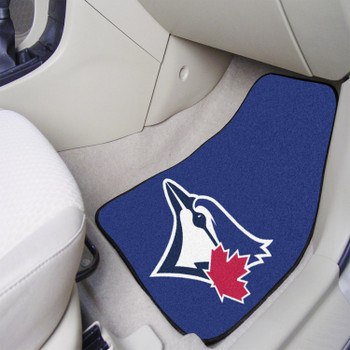 Toronto Blue Jays Blue Carpet Car Mat, Set of 2