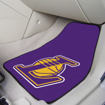 Los Angeles Lakers Purple Carpet Car Mat, Set of 2