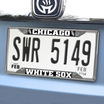 Chicago White Sox Chrome License Plate Frame