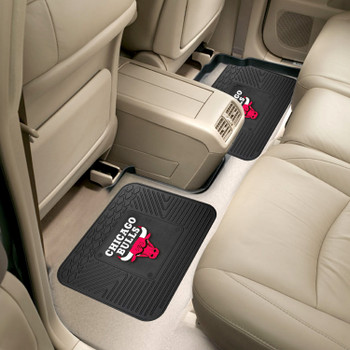 14" x 17" Chicago Bulls Vinyl Car Utility Mat, Set of 2