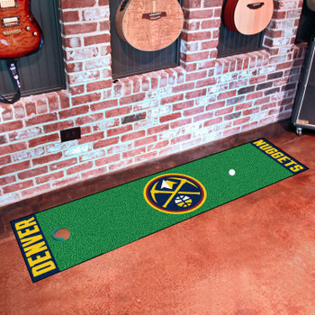 18" x 72" Denver Nuggets Putting Green Runner Mat