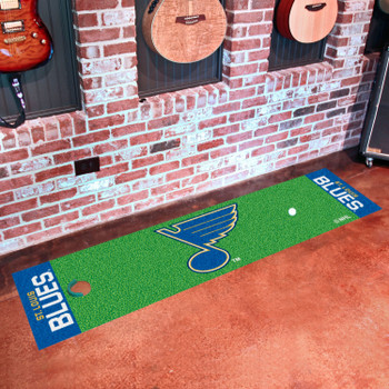 18" x 72" St. Louis Blues Putting Green Runner Mat