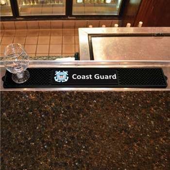 U.S. Coast Guard Vinyl Drink Mat