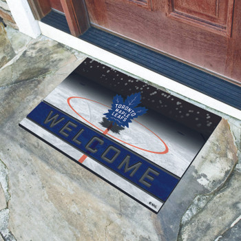 18" x 30" Toronto Maple Leafs Blue Crumb Rubber Door Mat