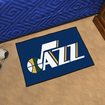 19" x 30" Utah Jazz Navy Rectangle Starter Mat