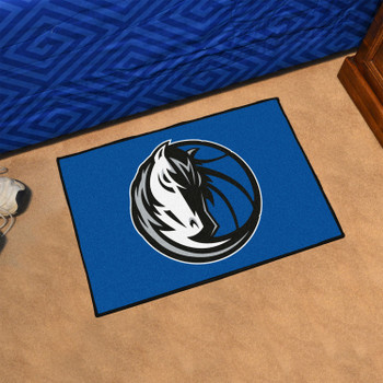 19" x 30" Dallas Mavericks Blue Rectangle Starter Mat