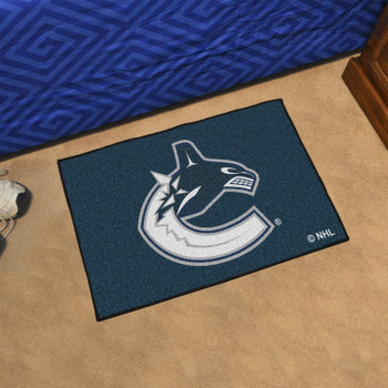 19" x 30" Vancouver Canucks Navy Rectangle Starter Mat