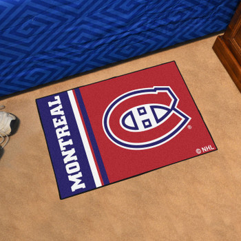 19" x 30" Montreal Canadiens Uniform Blue Rectangle Starter Mat