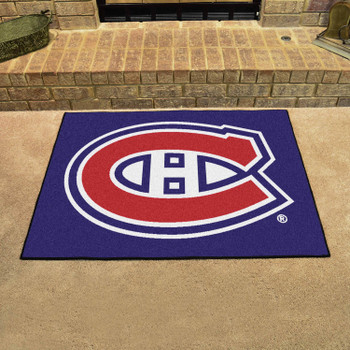 33.75" x 42.5" Montreal Canadiens All Star Blue Rectangle Rug