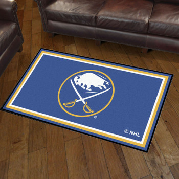 3' x 5' Buffalo Sabres Blue Rectangle Rug